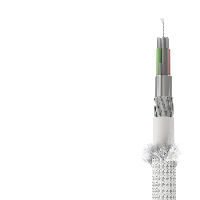 Alt view image 4 of 4 - NOMAD USB-C Cable 3.0M White, Fast Charging Cord with Kevlar, USB C to USB C Cable Fast Charging, 240W USB-C PD, Type C to Type C Fast Charging Cable, Electroplated Metal Connectors