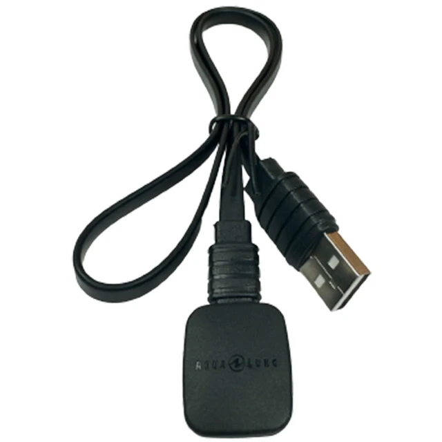Alt view image 2 of 4 - Aqualung I330R Charging Cable With Adaptor Black/Black