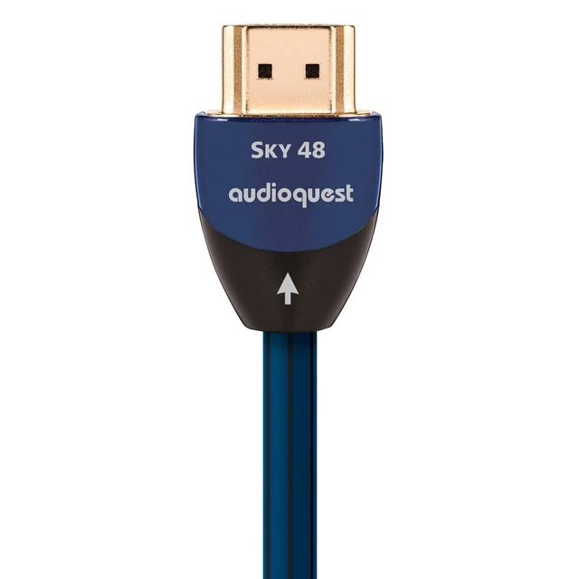 Alt view image 2 of 7 - AudioQuest Sky 48 2.1 HDMI Cable - 8K/10K Ultra HD, Gaming, High-Speed, 48Gbps, HDR, eARC