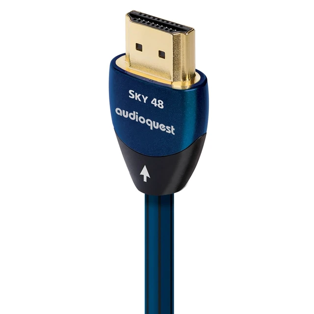 Alt view image 6 of 7 - AudioQuest Sky 48 2.1 HDMI Cable - 8K/10K Ultra HD, Gaming, High-Speed, 48Gbps, HDR, eARC