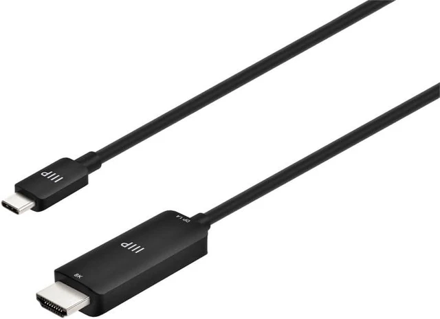 Main image of Monoprice USB-C to HDMI 2.1 Active Cable - 8K60Hz Ultra High-Speed 10ft Black