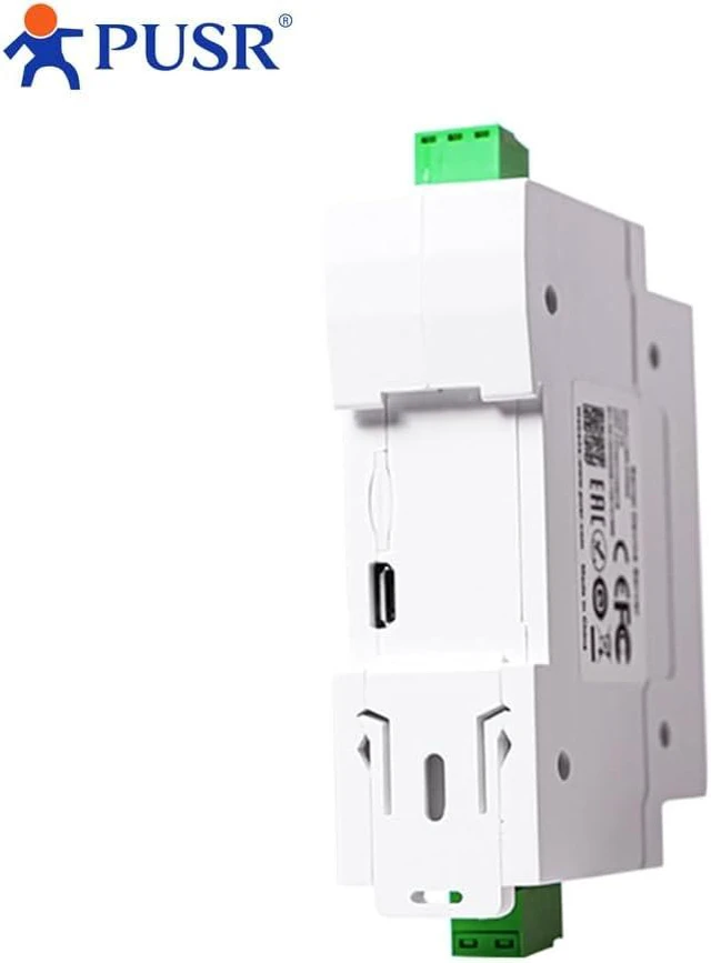 Alt view image 6 of 7 - Din Rail RS485 to Ethernet Converter Modbus RTU to TCP Modbus Gateway Transmit Data transparently Between TCP/IP and RS485 User-Defined Webpage USR-DR302