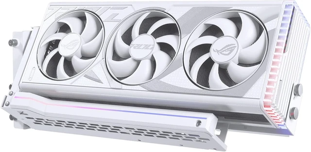 Alt view image 4 of 7 - Phanteks Premium Gen5 Vertical GPU Bracket, PCIex16 Gen5, D-RGB Lighting, White