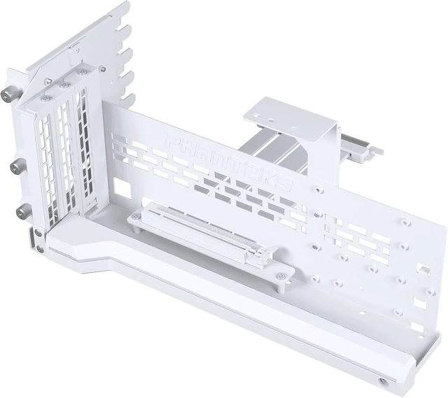 Alt view image 7 of 7 - Phanteks Premium Gen5 Vertical GPU Bracket, PCIex16 Gen5, D-RGB Lighting, White