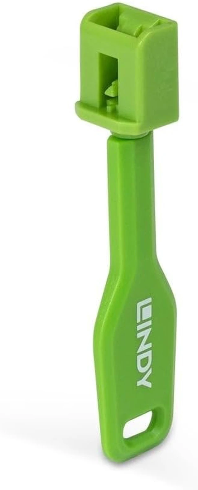 Alt view image 2 of 4 - LINDY SFP Port Locks (10 Pieces) with Key, Green