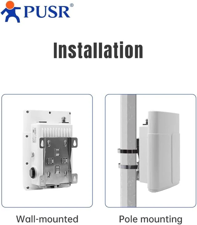 Alt view image 4 of 5 - Outdoor LoRaWAN Gateway Quad-Core 64-bit Processor Semtech SX1302 Up to 2000 end nodes IP67 Waterproof USR-LG280