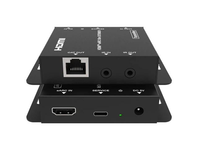 Alt view image 3 of 6 - Monoprice HDMI eARC Audio Extender Over Cat5e/6/6A up to 50m