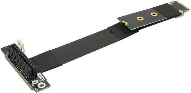 Alt view image 4 of 7 - JMT ADT-R42 Series PCI-E 4X to M.2 NGFF NVMe M Key 2280 Riser Card 32G/BPS PCIe 3.0 x4 High Speed M2 Key-M PCI-Express Extension Cable (R42SL 30CM)