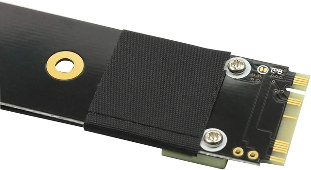 Alt view image 6 of 7 - JMT ADT-R42 Series PCI-E 4X to M.2 NGFF NVMe M Key 2280 Riser Card 32G/BPS PCIe 3.0 x4 High Speed M2 Key-M PCI-Express Extension Cable (R42SL 30CM)