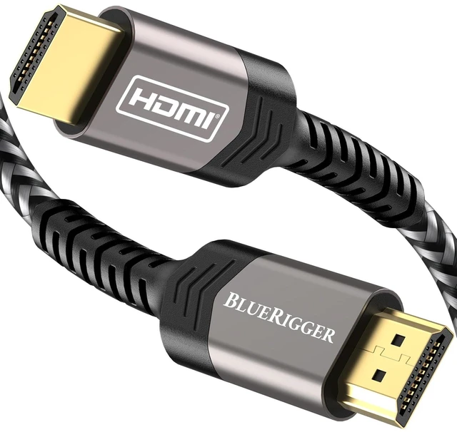 Main image of BlueRigger 4K HDMI Cable 35FT - 4K 30Hz, 18Gbps, HDMI Cord, Long HDMI Cable