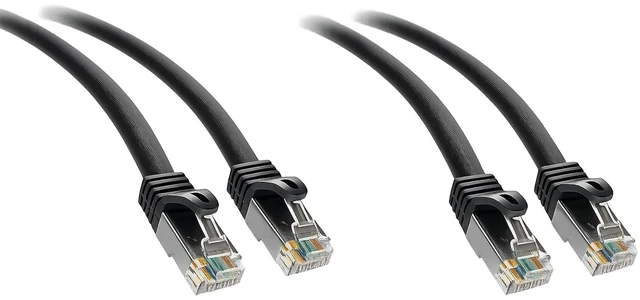 Main image of BRENDAZ (2-Pack) Cat6a Ethernet Cable,100ft.10Gbps Snagless UTP Patch Cord.