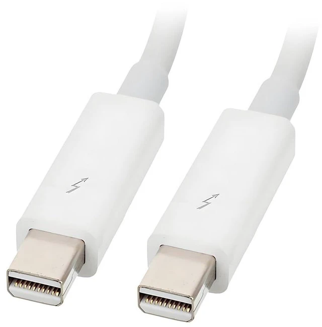 Main image of CY Cable Thunderbolt 2 Port to Thunderbolt 2 Male to Male 4K Video 20Gbps Data Cable for Mac Pro 2013 2014 2015 (Not Support Mini-DP) 50cm
