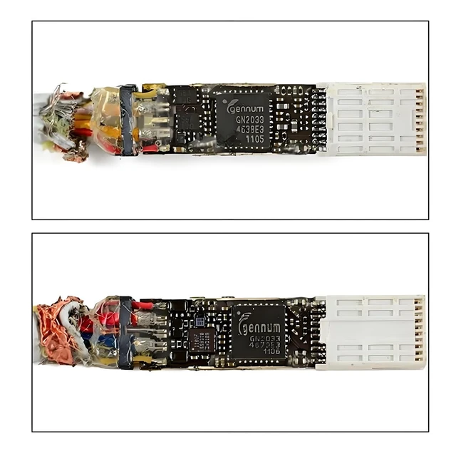 Alt view image 7 of 7 - CY Cable Thunderbolt 2 Port to Thunderbolt 2 Male to Male 4K Video 20Gbps Data Cable for Mac Pro 2013 2014 2015 (Not Support Mini-DP) 50cm