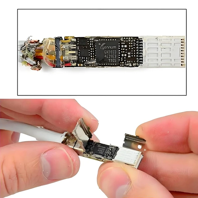 Alt view image 5 of 7 - CY Cable Thunderbolt 2 Port to Thunderbolt 2 Male to Male 4K Video 20Gbps Data Cable for Mac Pro 2013 2014 2015 (Not Support Mini-DP) 50cm