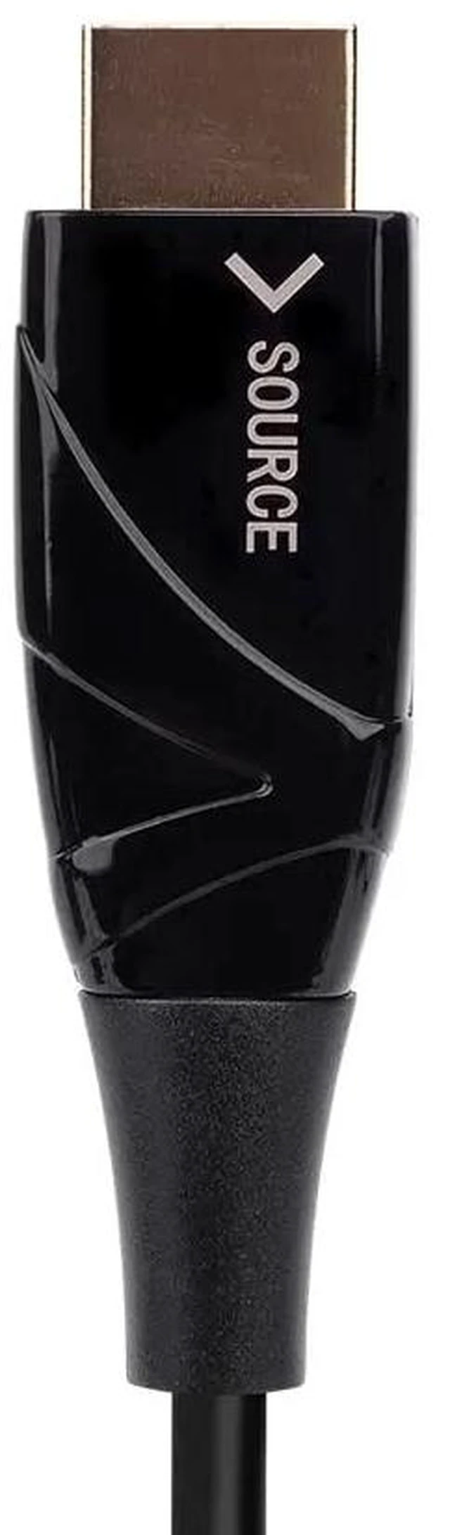 Alt view image 3 of 5 - Monoprice 4K High Speed HDMI Cable - 4K@60Hz, 18Gbps, YCbCr 4:4:4, AOC, HDR, Compatible with Blu-ray, Play Station 5, HDTV, Roku TV, and More, 15 Meters (49 Feet) Black - SlimRun AV Series