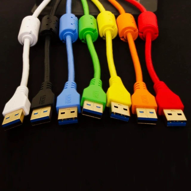 Alt view image 7 of 7 - UDG Ultimate USB Cable - USB 3.2 C-A - High-Speed, Audio Optimized - Orange, Straight, 4.9 ft (U98001OR)