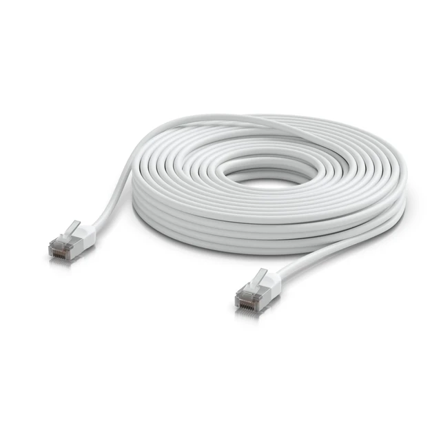 Alt view image 2 of 4 - Ubiquiti Networks 49.2' UniFi Shielded Cat6A Outdoor Patch Cable, White