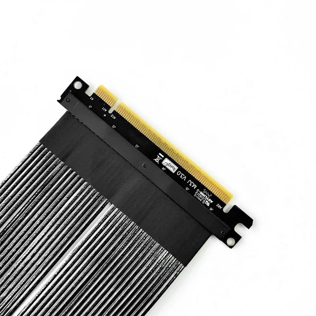 Alt view image 4 of 7 - JMT ADT-M33 JM JK PCIe 4.0 x16 Graphics Card Extension Cable Gen4 256Gbps 15CM Compatible with ATX Chassis RTX4090 RX7900xtx GPU (M33JP-SR 25CM)
