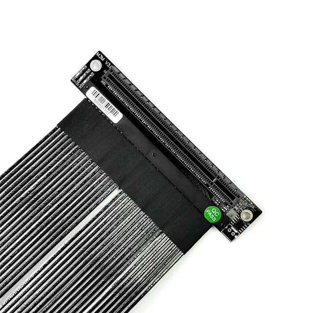 Alt view image 5 of 7 - JMT ADT-M33 JM JK PCIe 4.0 x16 Graphics Card Extension Cable Gen4 256Gbps 15CM Compatible with ATX Chassis RTX4090 RX7900xtx GPU (M33JP-SR 25CM)