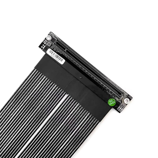 Alt view image 7 of 7 - JMT ADT-M33 JM JK PCIe 4.0 x16 Graphics Card Extension Cable Gen4 256Gbps 15CM Compatible with ATX Chassis RTX4090 RX7900xtx GPU (M33JP-SR 25CM)