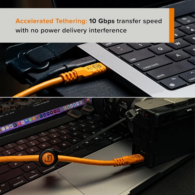 Alt view image 3 of 5 - Tether Tools Starter Tethering Kit w/15' USB-C Cable, TetherGuard Bag