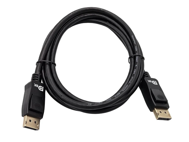 Alt view image 5 of 5 - MICRO CONNECTORS 6 Feet DisplayPort 1.4 Cable VESA Certified with Latch 10-Pack (M05-14DPV6-10P)