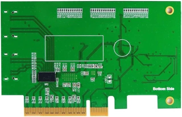 Alt view image 4 of 7 - Micro SATA Cables GEN 5 PCIe x8 to MCIO 38P Dual Port AIC
