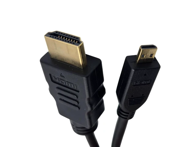 Alt view image 3 of 5 - MICRO CONNECTORS 1 Feet HDMI to Micro HDMI Cable with Ethernet 10-Pack