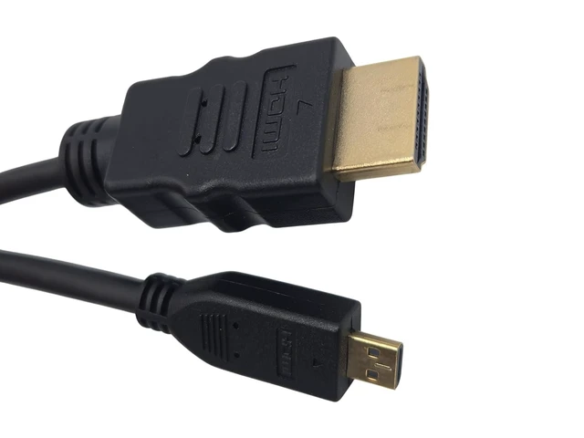 Alt view image 4 of 5 - MICRO CONNECTORS 1 Feet HDMI to Micro HDMI Cable with Ethernet 10-Pack