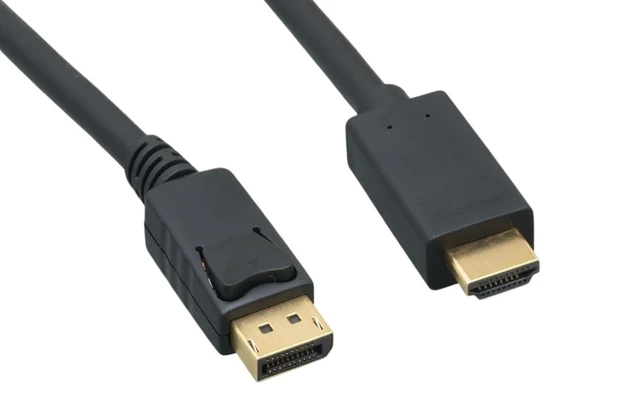 Alt view image 3 of 4 - MICRO CONNECTORS 10 Feet DisplayPort to HDMI Cable 4K with Latch 10-Pack