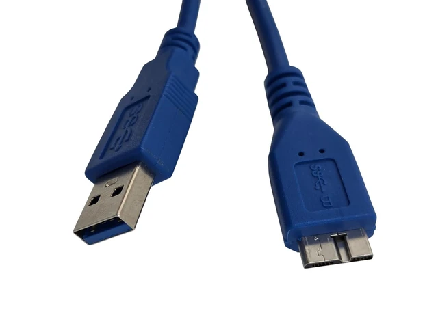 Alt view image 3 of 5 - MICRO CONNECTORS 6 ft USB 3.0 A-Male to Micro B-Male Cable Blue 5-Pack (E07-306AMBBL-5P)