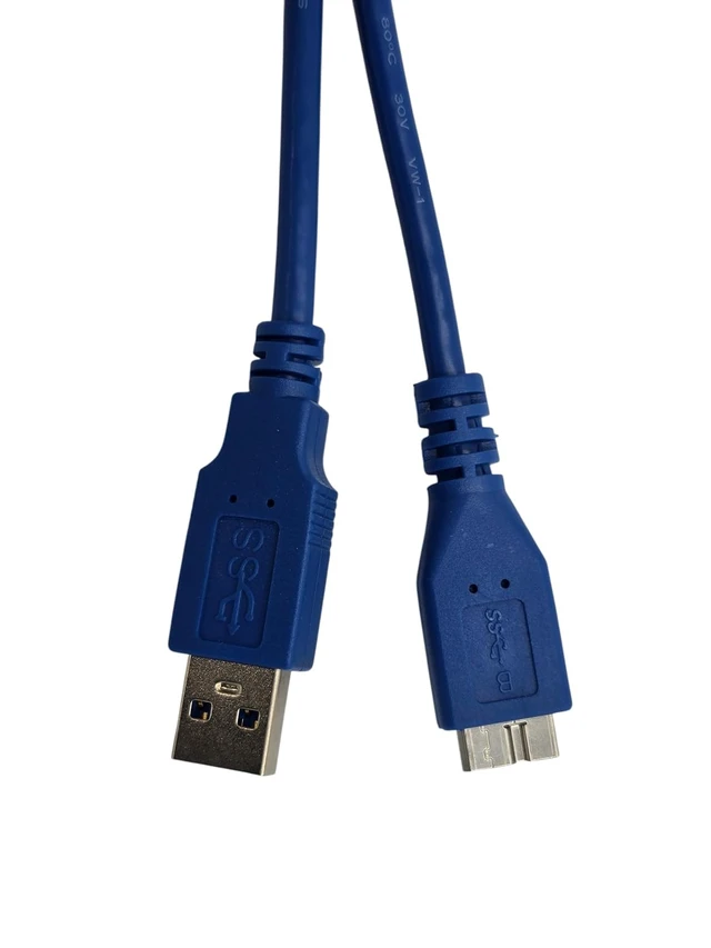 Alt view image 4 of 5 - MICRO CONNECTORS 6 ft USB 3.0 A-Male to Micro B-Male Cable Blue 5-Pack (E07-306AMBBL-5P)