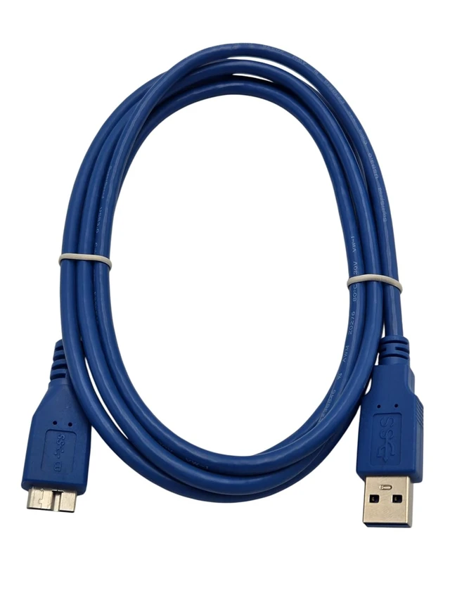 Alt view image 5 of 5 - MICRO CONNECTORS 6 ft USB 3.0 A-Male to Micro B-Male Cable Blue 5-Pack (E07-306AMBBL-5P)