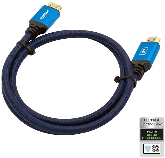 Main image of PureLink TWH-8000-020 HDMI 2.1 Cable with TotalWire Locking Technology - 8K, HDMI 2.1, 2m, Secure Locking Connectors for Home Theater, Gaming & Pro AV Installation