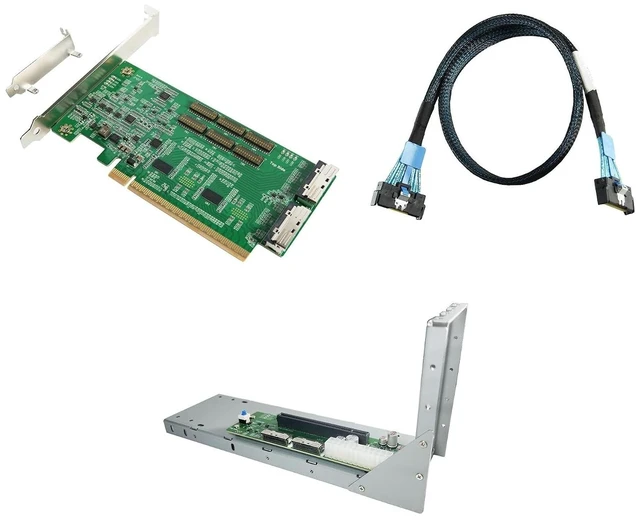 Main image of Micro SATA Cables PCIe x16 GPU Solution KIT Cable: 50cm PCIe 5.0