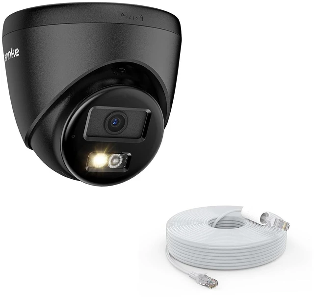 Main image of ANNKE 3K PoE Security Camera with Red-Blue Strobe Flash Light Alarm, 123° Wide Angle, Smart Dual Light Color Night Vision for Surveillance, AI Detection, H.265+, IP67, 2-Way Audio, Include 50ft Cable