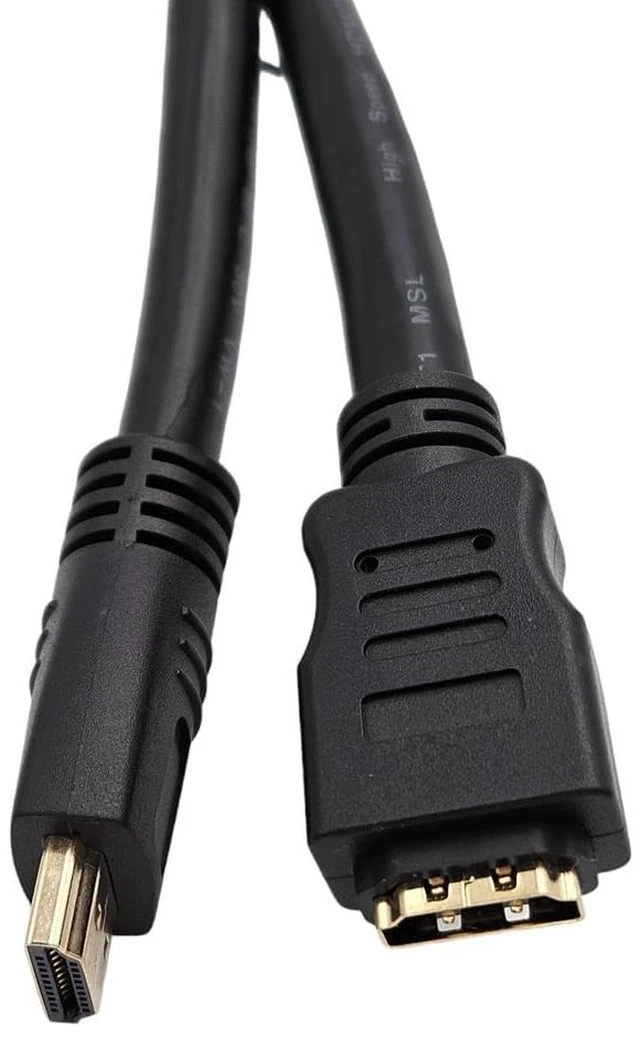 Alt view image 4 of 5 - MICRO CONNECTORS 3 Feet HDMI Extension (24AWG) Cable with Ethernet 10-Pack (H2-003EX-10P)