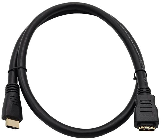 Alt view image 5 of 5 - MICRO CONNECTORS 3 Feet HDMI Extension (24AWG) Cable with Ethernet 10-Pack (H2-003EX-10P)