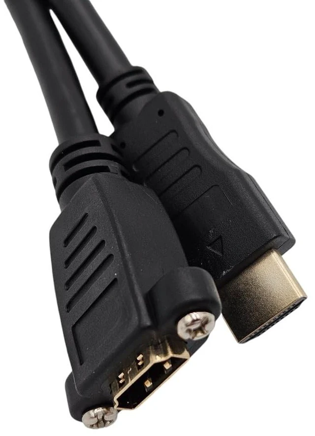 Alt view image 4 of 5 - MICRO CONNECTORS 10 Feet HDMI Panel Mount Type Extension (28AWG) Cable with Ethernet (10-Pack) (H2-10PMEX-10P)