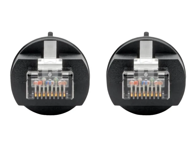 Alt view image 4 of 6 - Tripp Lite N206-PC10-IND Cat5e/Cat6 Ethernet Patch Cable 10 ft RJ45 M/M IP68 Waterproof Shielded STP Outdoor CMX PoE TAA Compliant Black, Cloud Care Pre-Configured Bundle Eligible (1 Pack)
