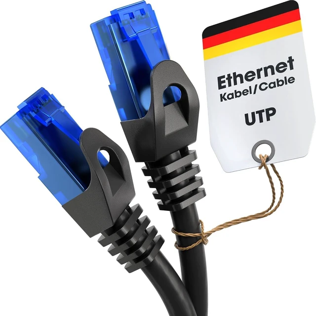 Main image of KabelDirekt Network Cable Gigabit 130ft, Black