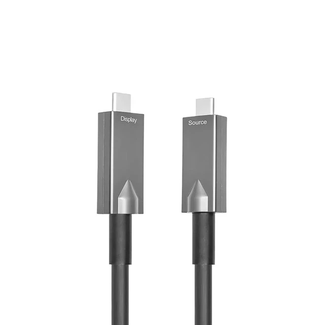 Alt view image 3 of 4 - DVDO 16' USB-C Active Optical Fiber Cable, Black