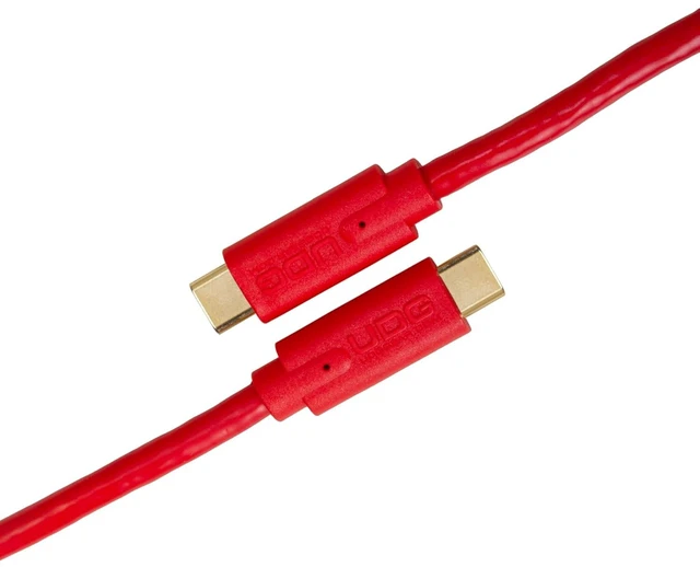 Main image of UDG Ultimate USB Cable - USB 3.2 C-C - High-Speed, Audio Optimized - Red, Straight, 4.9 ft (U99001RD)
