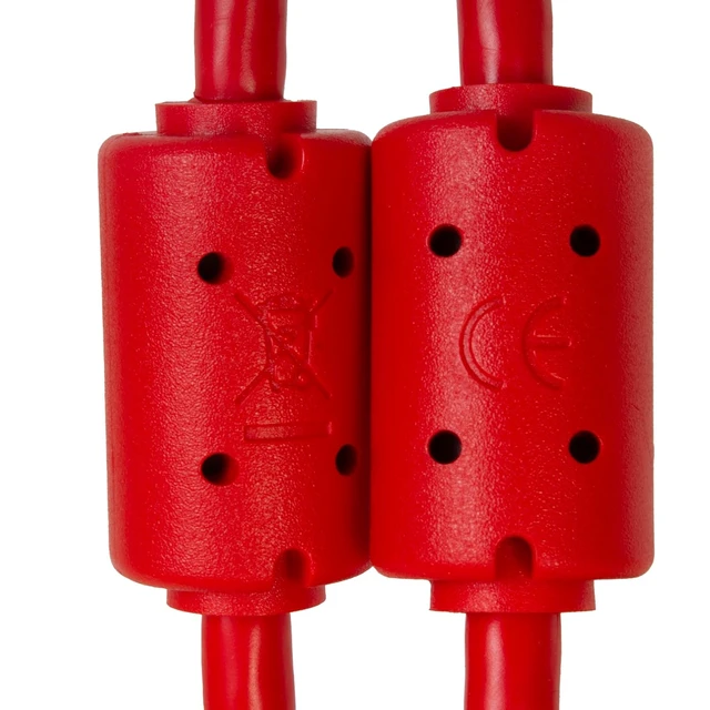 Alt view image 4 of 6 - UDG Ultimate USB Cable - USB 3.2 C-C - High-Speed, Audio Optimized - Red, Straight, 4.9 ft (U99001RD)