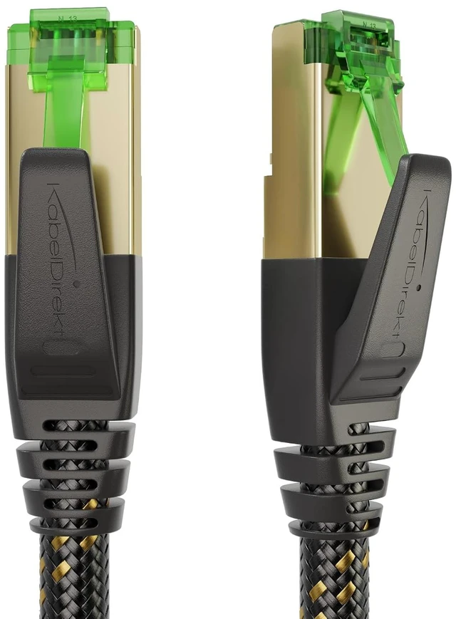 Main image of KabelDirekt Cat 7 Ethernet Cable 10Gbps 25ft, Braided