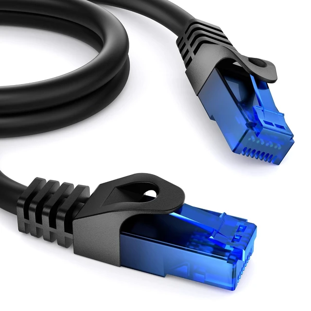 Alt view image 2 of 7 - KabelDirekt Network Cable 10Gbps 2x50ft, Black