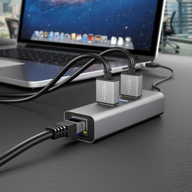 Alt view image 4 of 7 - KabelDirekt Network Cable 10Gbps 2x65ft, Silver
