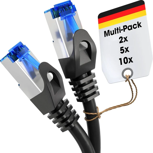 Main image of KabelDirekt Network Cable 10Gbps 2x16ft, Silver