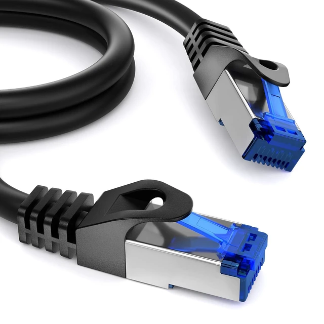 Alt view image 2 of 7 - KabelDirekt Network Cable 10Gbps 2x16ft, Silver