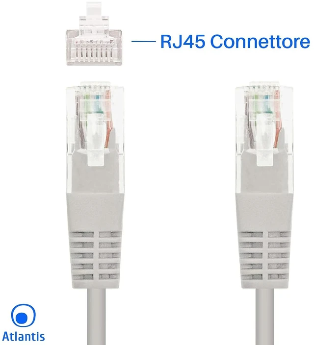 Alt view image 3 of 5 - Atlantis Cavo di Rete Cat 6: Cavo di Rete FTP (Patch Cable) Category Cat-6 Lunghezza 10 m P019-LN_6-F-XA Brand